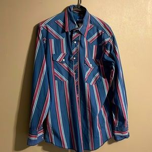 Vintage Wrangler Pearl Snap